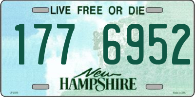 NH license plate 1776952