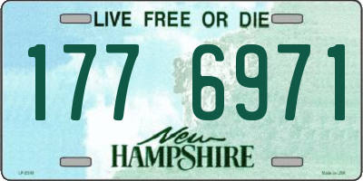NH license plate 1776971