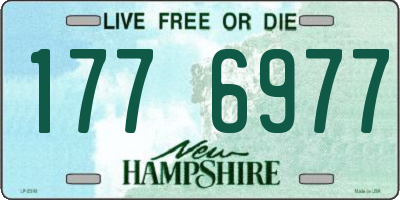 NH license plate 1776977
