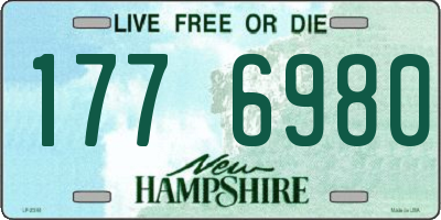NH license plate 1776980