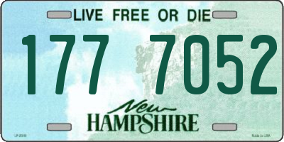 NH license plate 1777052