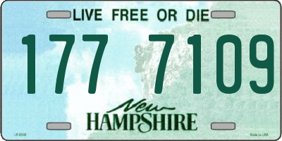 NH license plate 1777109