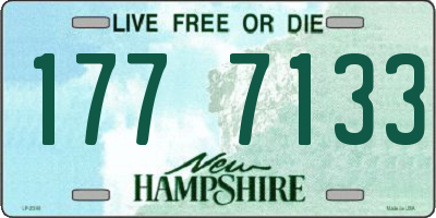 NH license plate 1777133