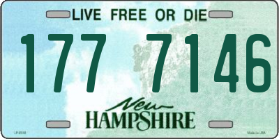 NH license plate 1777146
