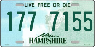 NH license plate 1777155