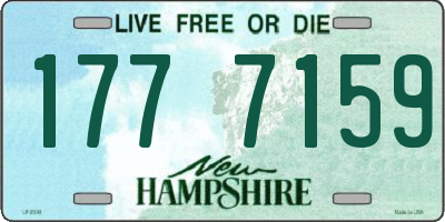 NH license plate 1777159