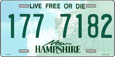 NH license plate 1777182