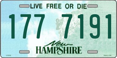 NH license plate 1777191