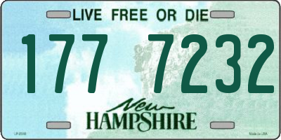NH license plate 1777232