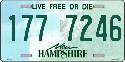 NH license plate 1777246