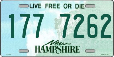 NH license plate 1777262