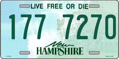 NH license plate 1777270