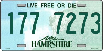 NH license plate 1777273