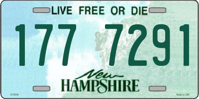 NH license plate 1777291