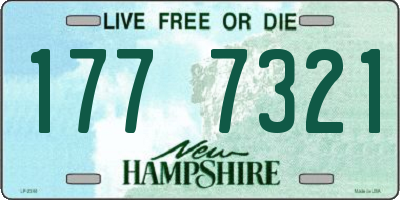 NH license plate 1777321