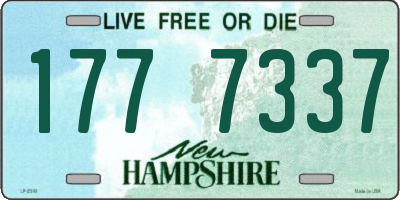 NH license plate 1777337