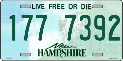 NH license plate 1777392