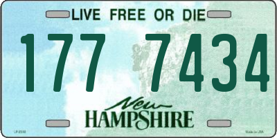 NH license plate 1777434
