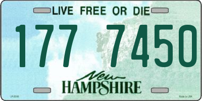 NH license plate 1777450