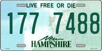 NH license plate 1777488