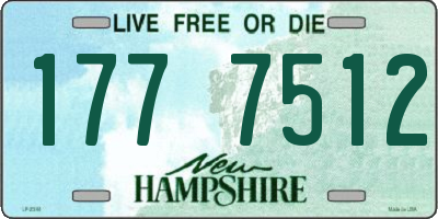 NH license plate 1777512