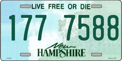 NH license plate 1777588