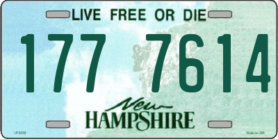 NH license plate 1777614