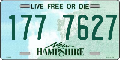 NH license plate 1777627