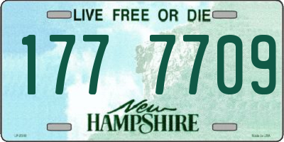 NH license plate 1777709