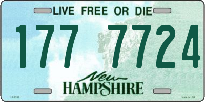 NH license plate 1777724