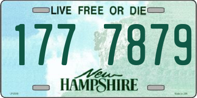 NH license plate 1777879
