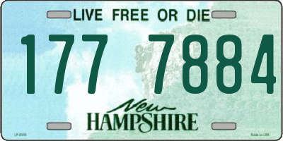 NH license plate 1777884
