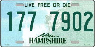 NH license plate 1777902