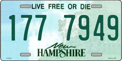 NH license plate 1777949