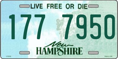 NH license plate 1777950