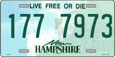 NH license plate 1777973