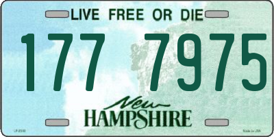 NH license plate 1777975