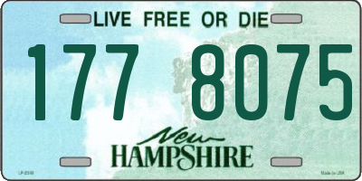 NH license plate 1778075