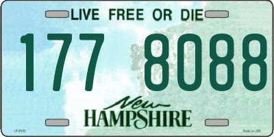 NH license plate 1778088