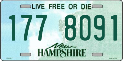 NH license plate 1778091
