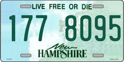 NH license plate 1778095