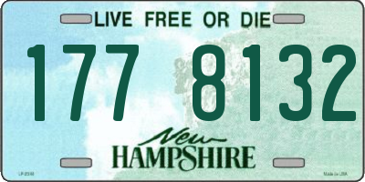 NH license plate 1778132