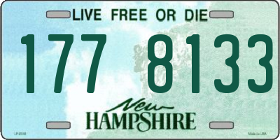 NH license plate 1778133