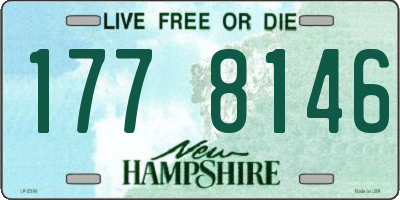 NH license plate 1778146