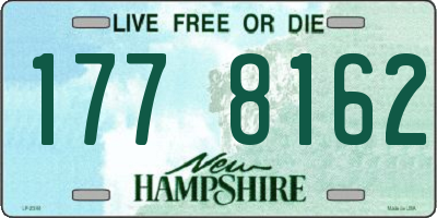 NH license plate 1778162
