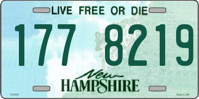 NH license plate 1778219