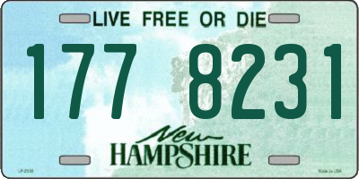 NH license plate 1778231