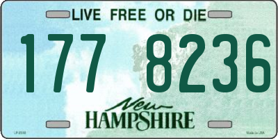 NH license plate 1778236