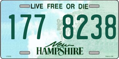 NH license plate 1778238