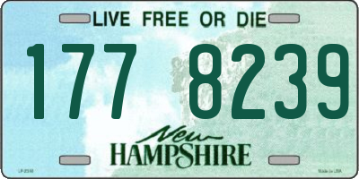 NH license plate 1778239